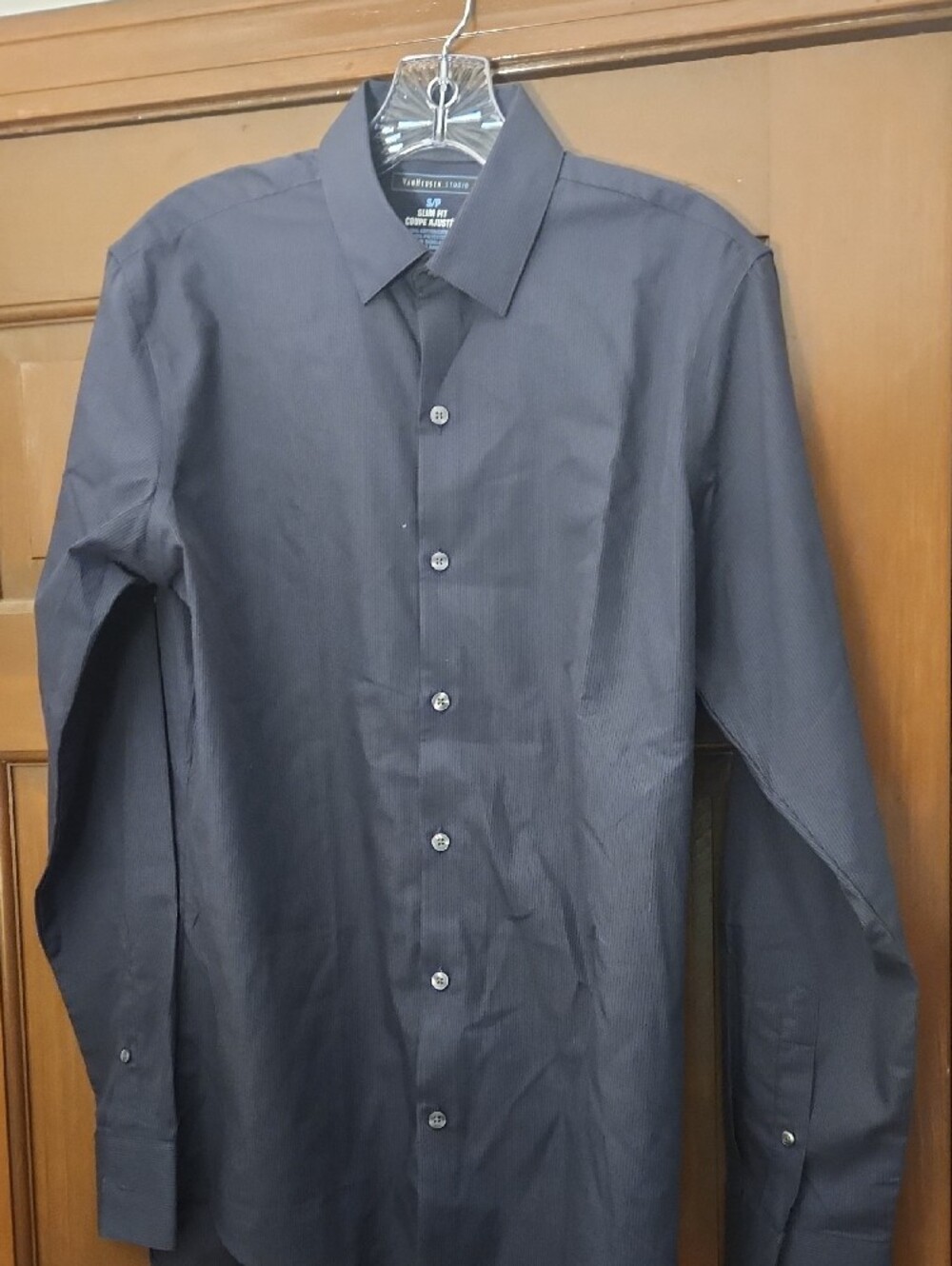 Van Heusen Slim Fit Dress Shirt - Charcoal